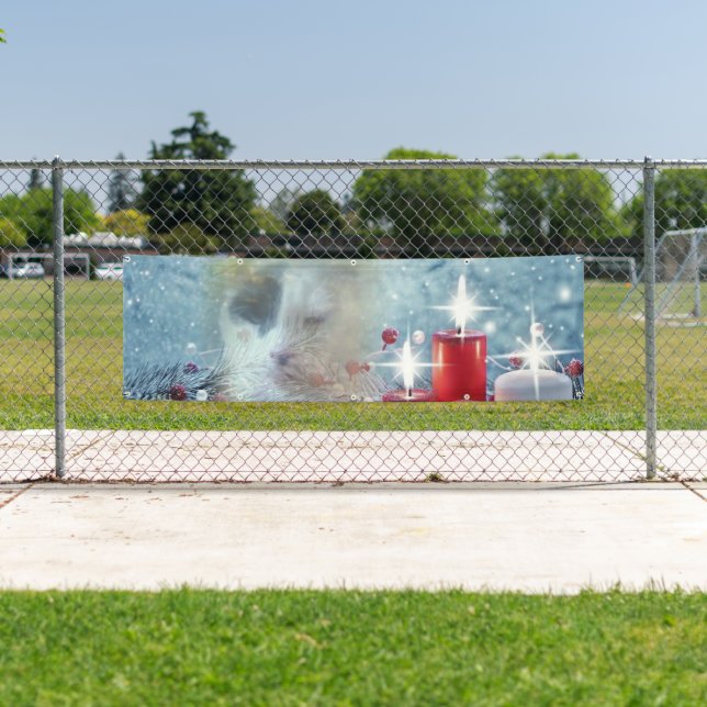 Spotty's Christmas 2,5' x 8' Outdoor Banner (Insitu)