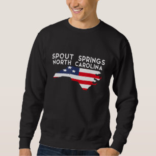 Spout Springs North Carolina USA Staat America Tra Sweatshirt