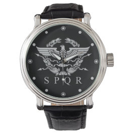 SPQR Das römische Empire-Emblem Armbanduhr