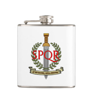 SPQR Gladius - Senatus Populusque Romanus Flachmann