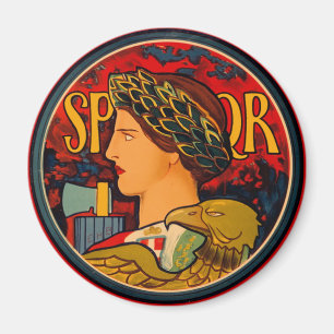 SPQR Italiener-Emblem Magnet