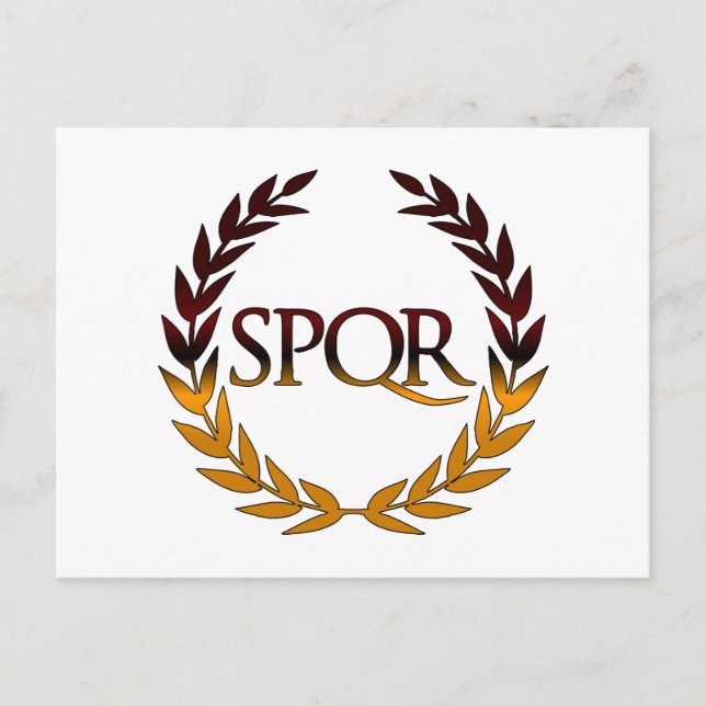 SPQR POSTKARTE (Vorderseite)