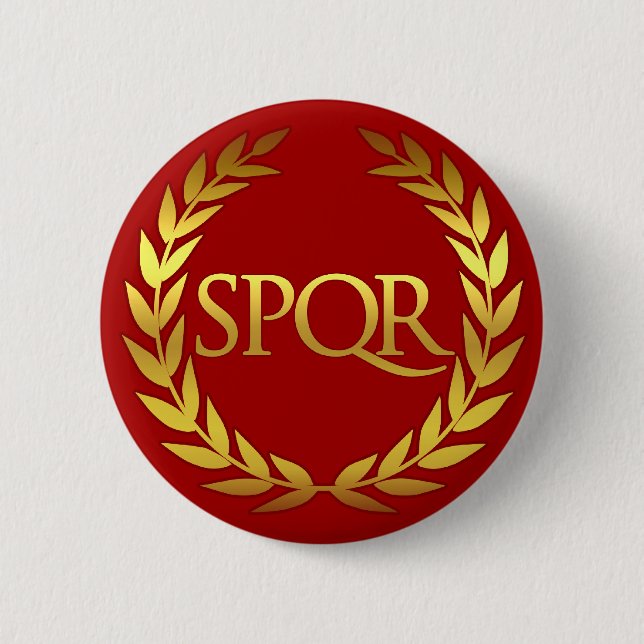 SPQR Rom Button (Vorderseite)