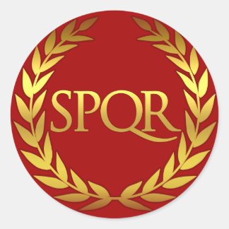 SPQR römischer Aufkleber