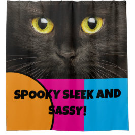 SPRACH SCHLAG UND SASSY! DUSCHVORHANG