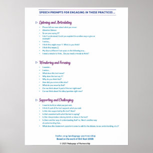 Sprachaufforderungspaket 18x24 poster