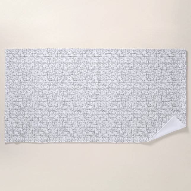 Sprachdesign 23 strandtuch (Vorderseite)