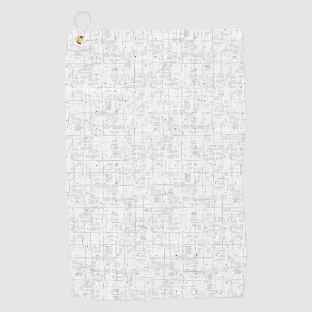 Sprachdesign 34 golfhandtuch (Vorderseite)