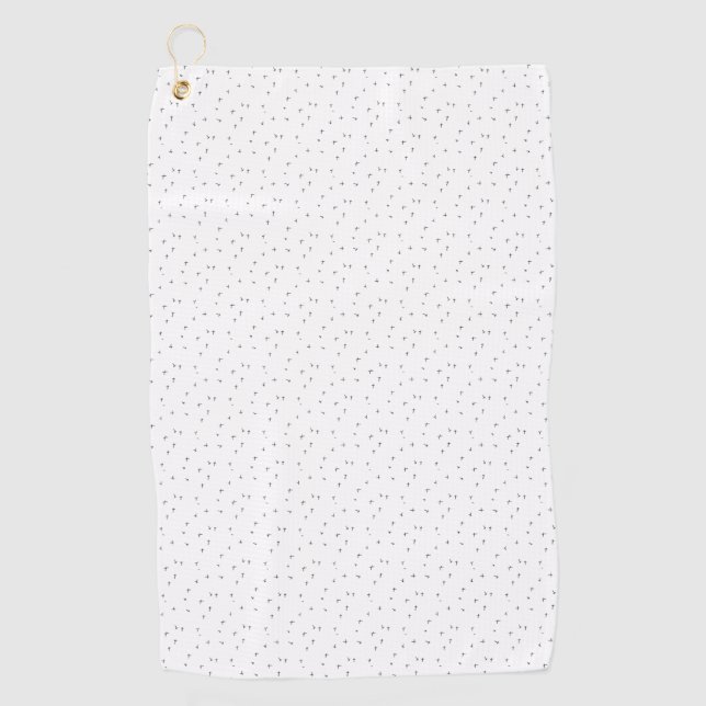 Sprachdesign 6 golfhandtuch (Vorderseite)