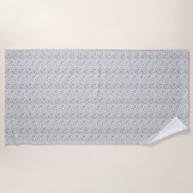 Sprachdesign Elf Strandtuch (Vorderseite)