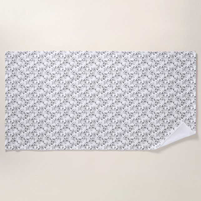 Sprachdesign Zwanzig Strandtuch (Vorderseite)