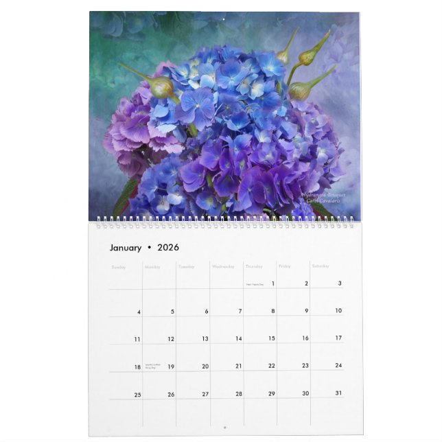 Sprache Blumen-Romance 2 Kunst-Kalenders 2015 Kalender (Jan 2026)