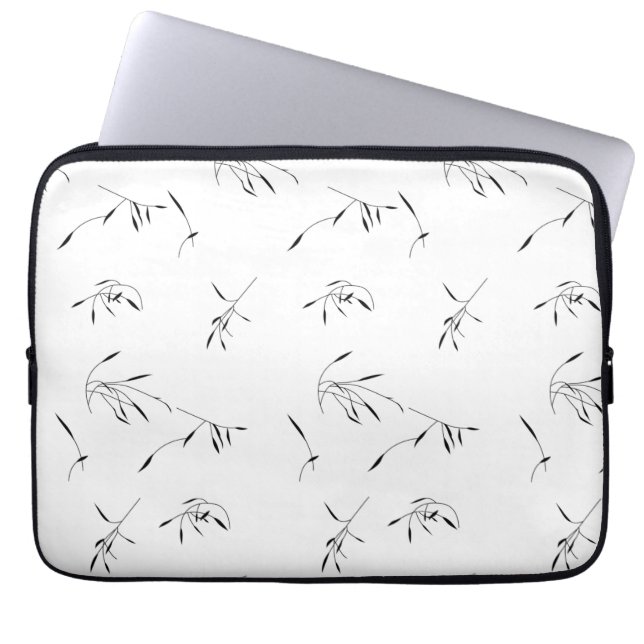 Sprache, Dove Grey Electronics Bag Laptopschutzhülle (Vorderseite)