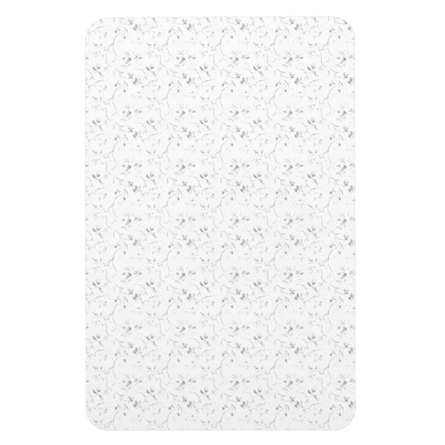 Sprache, graue Wolke Magnet (Vertikal)