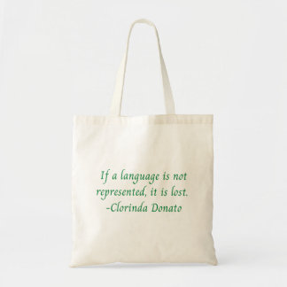 Sprache Lost Tasche