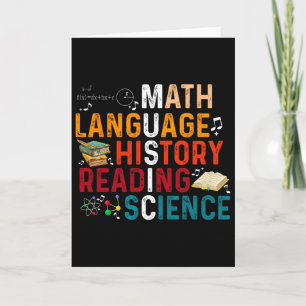 Sprache Mathe Geschichte Lesen Wissenschaft Musik Karte