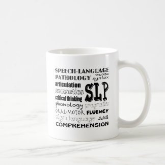 Sprache-Sprachpathologe Kaffeetasse