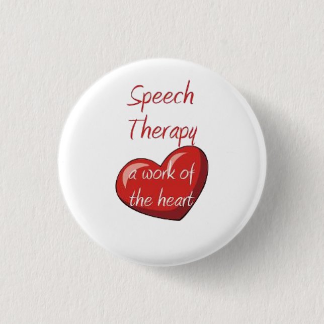 Sprache-Therapeut Button (Vorderseite)