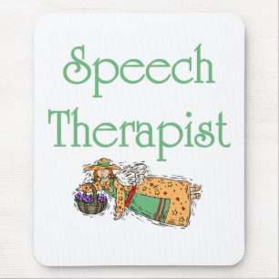 Sprache-Therapeut-Mausunterlage mit Engel Mousepad
