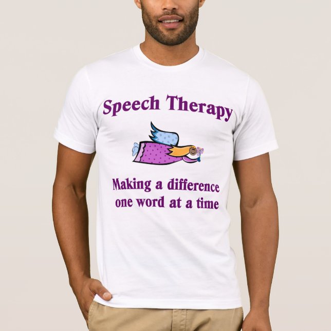 Sprache-Therapeut-T - Shirt (Vorderseite)