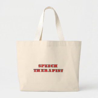 Sprache-Therapeut-Taschen-Tasche Jumbo Stoffbeutel