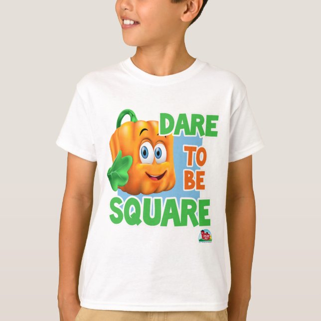 SPRACHEN SIE DAS SQUARE PUMPKIN - WÄHREND SIE PLAT T-Shirt (Vorderseite)