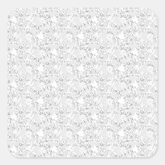 Sprachendesign 3 quadratischer aufkleber (Vorderseite)