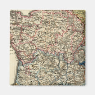 Sprachkarte Frankreichs Magnet