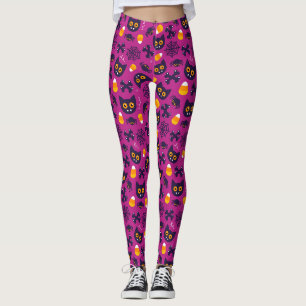 SPRACHKATZEN UND KANDKORN HALLOWEEN LEGGINGS