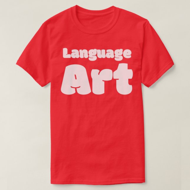 Sprachkunst T-Shirt (Design vorne)