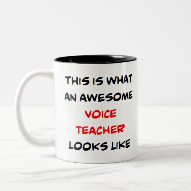 Sprachlehrer, phantastisch zweifarbige tasse (Links)