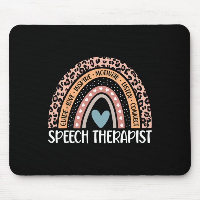 Sprachpathologe 100. Schultag Mousepad (Vorne)