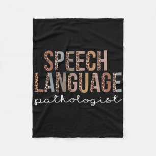 Sprachpathologe Leopard Apprecision F Fleecedecke