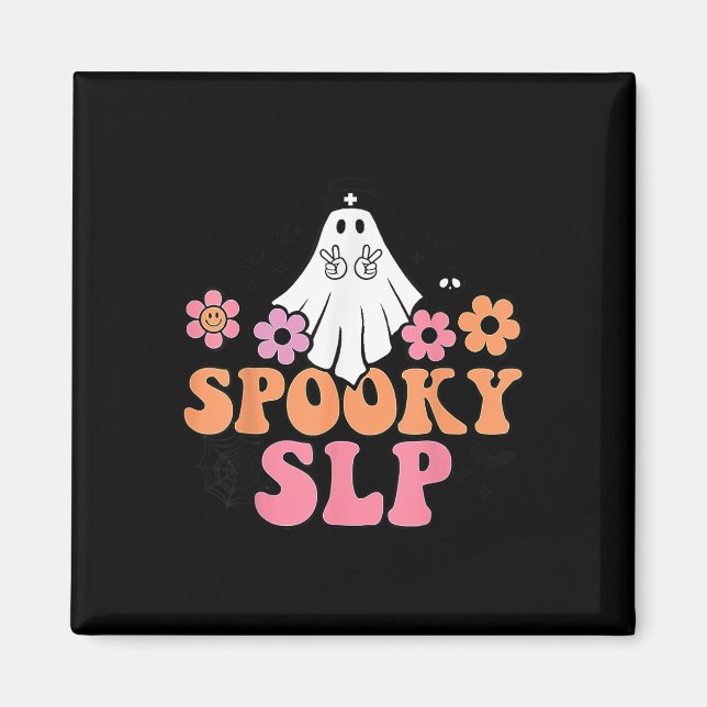 Sprachpathologe Niedlich Ghost Magnet (Vorne)