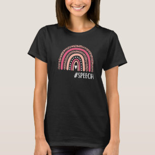 Sprachpathologe Rainbow Speech Therapy T-Shirt