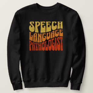 Sprachpathologe Retro Vintag Sweatshirt