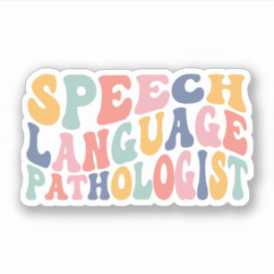 Sprachpathologe SLP-Geschenke Aufkleber