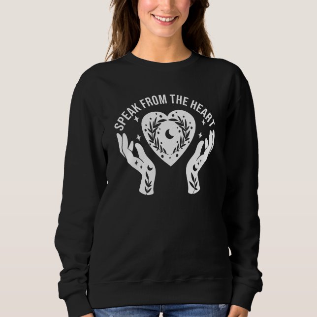 Sprachpathologe SLP-Wertschätzung Print Sweatshirt (Vorderseite)