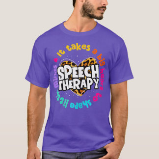 Sprachpathologe Speech Therapy Leopard T-Shirt