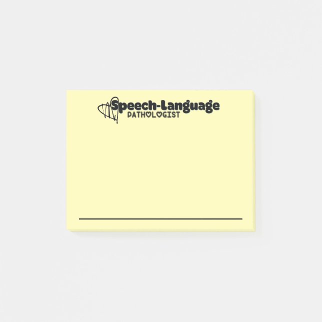 SprachPathologen - Post-it-Notizen Post-it Klebezettel (Vorderseite)