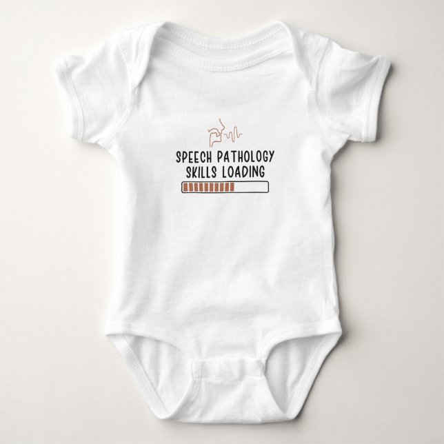 Sprachpathologie Baby Strampler (Vorderseite)