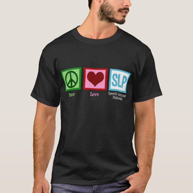 Sprachpathologie dunkel T-Shirt (Vorderseite)