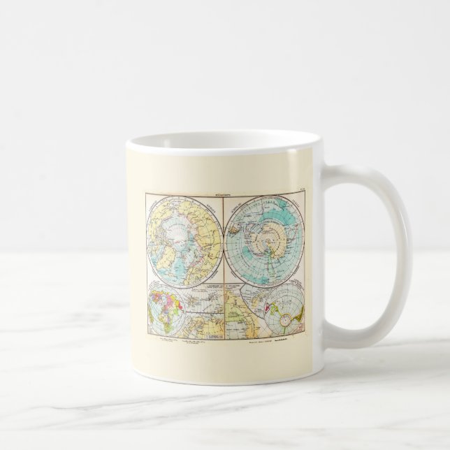 Sprachpolarkarte Kaffeetasse (Rechts)