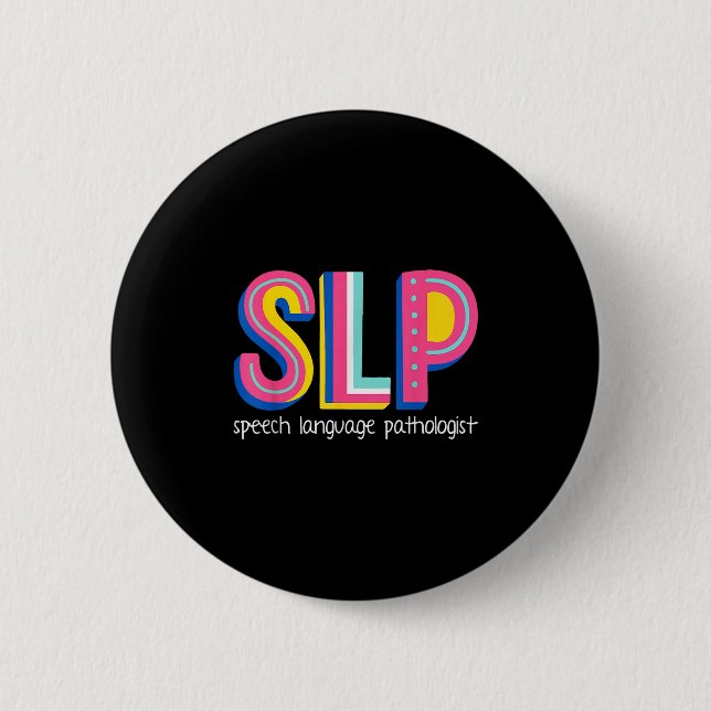 Sprachtherapeut Pathologist Pathology The Button (Vorderseite)