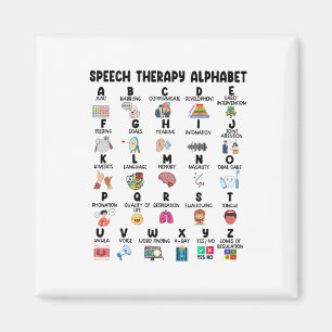 Sprachtherapie Alphabet Sprache Pat Magnet
