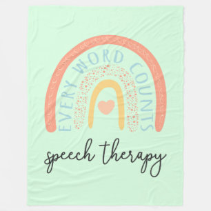 Sprachtherapie II - Jedes Wort zählt Fleecedecke