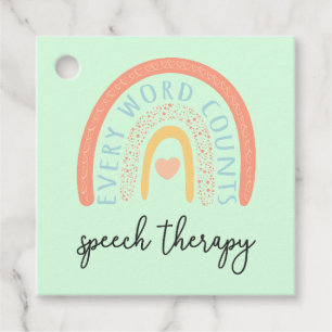 Sprachtherapie II - Jedes Wort zählt Geschenkanhänger