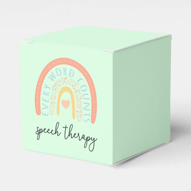 Sprachtherapie II - Jedes Wort zählt Geschenkschachtel (Vorderseite)