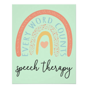 Sprachtherapie II - Jedes Wort zählt Poster