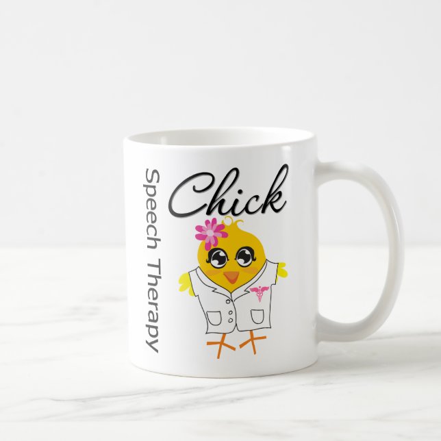 Sprachtherapie-Küken Kaffeetasse (Rechts)
